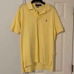 Polo Ralph Lauren yellow polo shirt